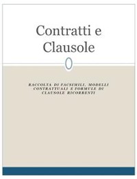 Cover Contratti e clausole