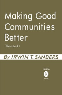 Cover Making Good Communities Better