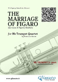 Cover Bb Trumpet 3 part: "The Marriage of Figaro" overture for Trumpet Quartet