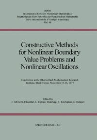 Cover Constructive Methods for Nonlinear Boundary Value Problems and Nonlinear Oscillations