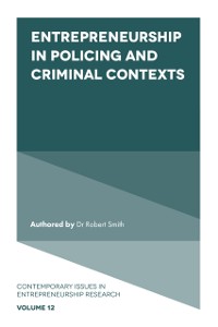 Cover Entrepreneurship in Policing and Criminal Contexts