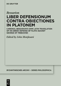 Cover Liber Defensionum contra Obiectiones in Platonem