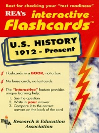 Cover United States History 1912-Present Interactive Flashcards Book