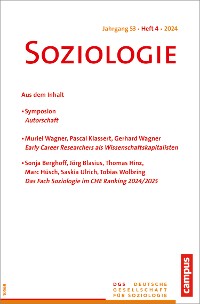 Cover Soziologie 04/2024