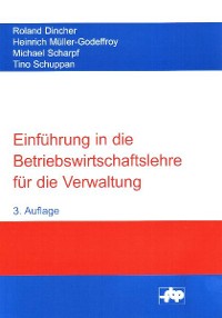 Cover Einführung in die Betriebswirtschaftslehre für die Verwaltung