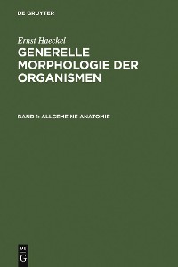 Cover Generelle Morphologie der Organismen