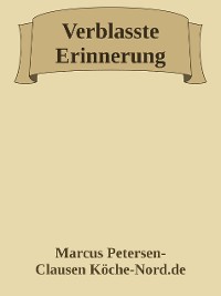 Cover Verblasste Erinnerung