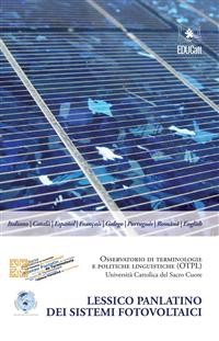 Cover Lessico panlatino dei sistemi fotovoltaici