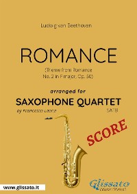 Cover Romance - Saxophone Quartet SCORE