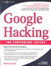 Cover Google Hacking for Penetration Testers