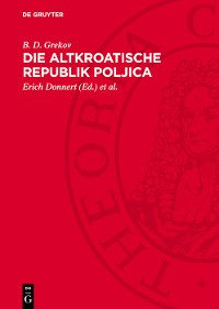 Cover Die altkroatische Republik Poljica