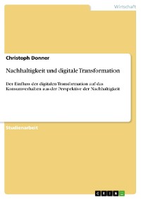 Cover Nachhaltigkeit und digitale Transformation