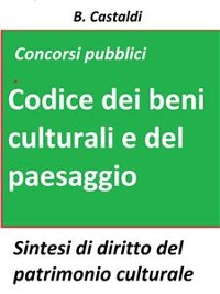 Cover Il Codice dei beni culturali e del paesaggio per concorsi pubblici