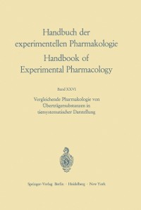 Cover Vergleichende Pharmakologie von Überträgersubstanzen in tiersystematischer Darstellung