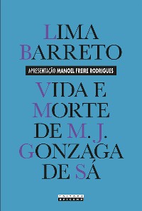 Cover VIDA E MORTE  DE M. J. GONZAGA DE SÁ