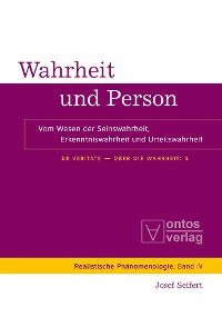 Cover Wahrheit und Person