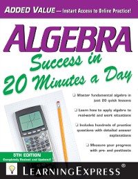 Cover Algebra Success in 20 Minutes a Day