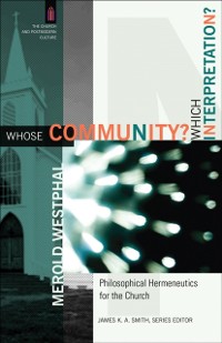 Cover Whose Community? Which Interpretation? (The Church and Postmodern Culture)