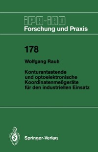 Cover Konturantastende und optoelektronische Koordinatenmeßgeräte für den industriellen Einsatz