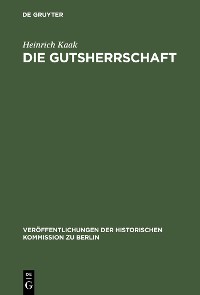 Cover Die Gutsherrschaft