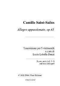 Cover Camille Saint-Saëns Allegro appassionato, op.43