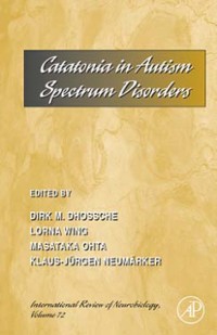Cover Catatonia in Autism Spectrum Disorders