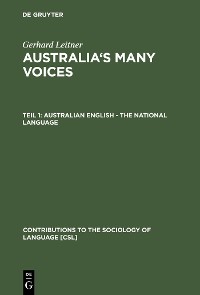 Cover Australian English - The National Language