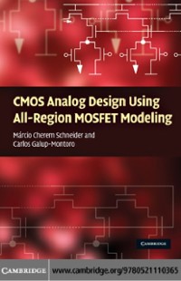 Cover CMOS Analog Design Using All-Region MOSFET Modeling