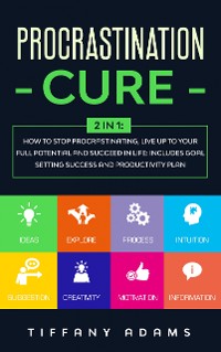 Cover Procrastination Cure: 2 in 1: How To Stop Procrastination, Live Up To Your Full Potential And Succeed In Life: Includes Goal Setting Success and Productivity Plan