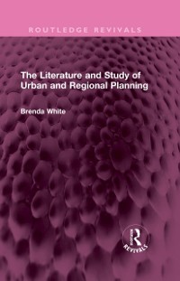 Cover Literature and Study of Urban and Regional Planning