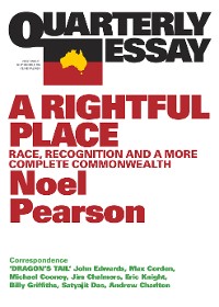 Cover Quarterly Essay 55 A Rightful Place