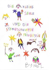 Cover "Die kleine Seele und die magische Sternschnuppe" Melanies Kinderbuch
