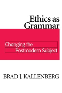 Cover Ethics as Grammar