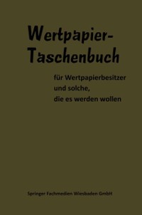 Cover Wertpapier Taschenbuch