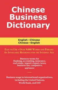 Cover Chinese Business Dictionary