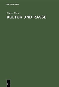 Cover Kultur und Rasse