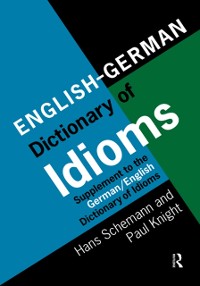 Cover English/German Dictionary of Idioms