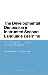 Cover Developmental Dimension in Instructed Second Language Learning