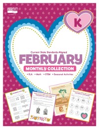Cover February Monthly Collection, Grade K