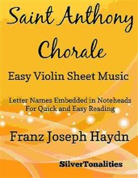 Cover Saint Anthony Chorale Easy Violin Sheet Music