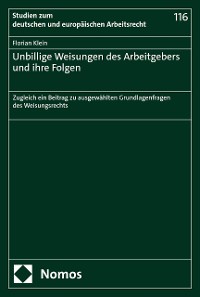 Cover Unbillige Weisungen des Arbeitgebers und ihre Folgen