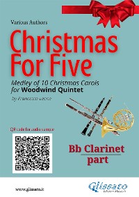 Cover Bb Clarinet part of "Christmas for five" for Woodwind Quintet