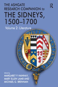Cover The Ashgate Research Companion to The Sidneys, 1500–1700