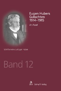 Cover Eugen Hubers Gutachten 1914-1915