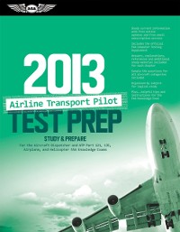 Cover Airline Transport Pilot Test Prep 2013