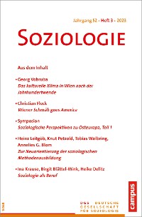 Cover Soziologie 03/2023