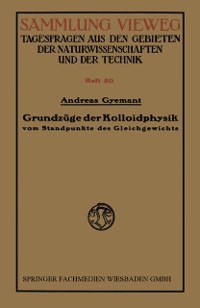 Cover Grundzüge der Kolloidphysik