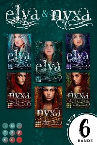 Cover »Elya« & »Nyxa«: Zwei Trilogien in einer Mega-E-Box