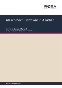 Cover Als ich noch Prinz war in Akadien