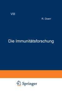 Cover Die Immunitätsforschung